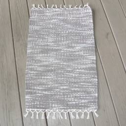 "Sale Hand Woven Cotton Rug - 18"" X 28" - thumbnail 4