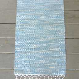 "Sale Hand Woven Cotton Rug - 18"" X 28" - thumbnail 2