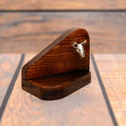 Bull Terrier - Wooden Candlestick With Dog, Souvenir, Decoration, Limited Edition, Collection - thumbnail 3