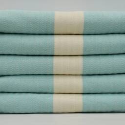 "Mint Blanket, Turkish Throw, Home Decor, 79""x97" - thumbnail 3