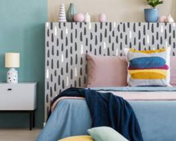Abstract Modern Wall Decals - Paint Daub Decals, Unique Decor, Art, Sticker, Nursery Kids Room Terrazzo Decor - thumbnail 1