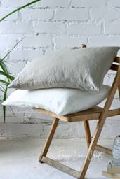 Linen Zipper Pillow Covers Set Of 2, Queen, King, Standard, Custom Sham Covers, Zippered Cases, Organic Bed Pillowcases