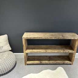 Beautiful Rustic Wooden Shoe Rack - thumbnail 2