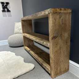 Beautiful Rustic Wooden Shoe Rack - thumbnail 3