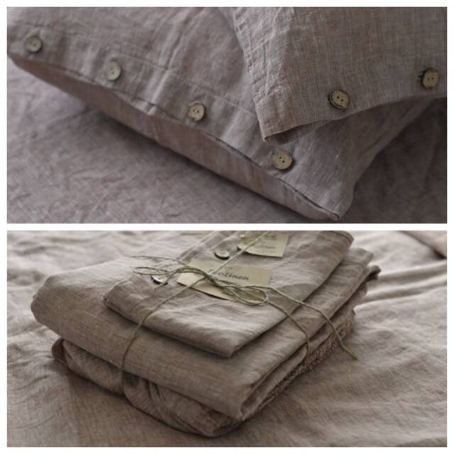 Linen Sheet Set/Linen Sheet Set Bedding Queen King 100% Set/ Shabby Chic Farmhouse - image 1