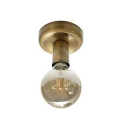 Handmade Bronze Flush Mount Ceiling Light Vintage Industrial Wall Sconce - thumbnail 2
