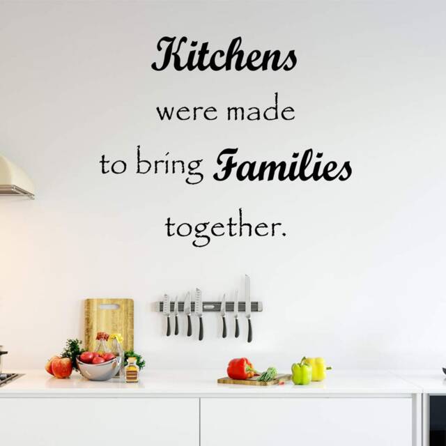 Vwaq Kitchens Were Made To Bring Families Together - Family Kitchen Wall Decals - image 1