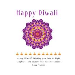Happy Diwali Candle Gift Set With Matches, Personalised For Family & Friends, Hindu Festival Of Lights, Indian Festival - thumbnail 2
