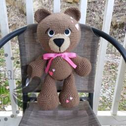 Any Color Crochet Teddy Bear 18 - thumbnail 3
