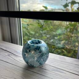 Handmade Mouth Blown Friendship Votive By Nobile Glassware - thumbnail 2