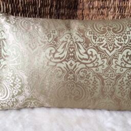 Jacquard Palazzo Soft Green/Beige, Decorative Cushion Cover, Elegant Shine, Oriental Ornaments, High-Quality Designer Fabric, Cover Pillow - thumbnail 2