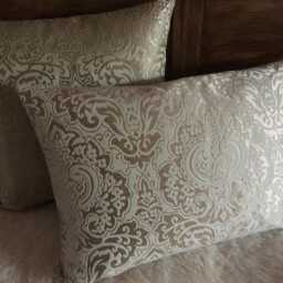 Jacquard Palazzo Soft Green/Beige, Decorative Cushion Cover, Elegant Shine, Oriental Ornaments, High-Quality Designer Fabric, Cover Pillow - thumbnail 3