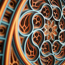 Palace Wood Wall Art, Large Vertical Layered Wooden Sculpture, Geometric Laser Cut Decor For Home Office - thumbnail 3