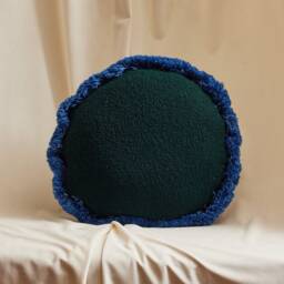 Maharam Round Boucle Pillows With Brush Fringe - thumbnail 2