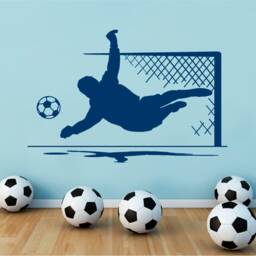 Goalkeeper Wall Sticker, Football Stickers, Goalkeeper Decal, Decals, Art, Stickers - thumbnail 3