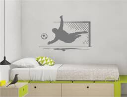 Goalkeeper Wall Sticker, Football Stickers, Goalkeeper Decal, Decals, Art, Stickers