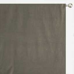 Taupe Velvet Curtain Panels, Window Treatment - Rod Pocket, Grommet, Box Pleat, Three Pinch Tab Top & Plain Ring Top - thumbnail 3