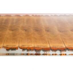 Resin Table, Wood Dining Furniture, Living Room Slice Metal Table Legs, End Solid Oak - thumbnail 4