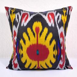 Hand Dyed Ikat Pillow Cover - thumbnail 2