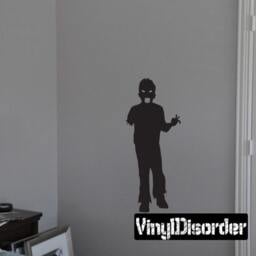 Zombie Boy Vinyl Wall Decal Or Car Sticker - Mv008Et - thumbnail 1