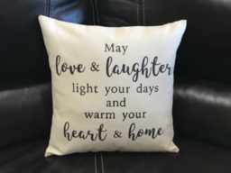 Irish Blessing Throw Pillow Quote Wedding Bridal Shower Housewarming Gift - thumbnail 1