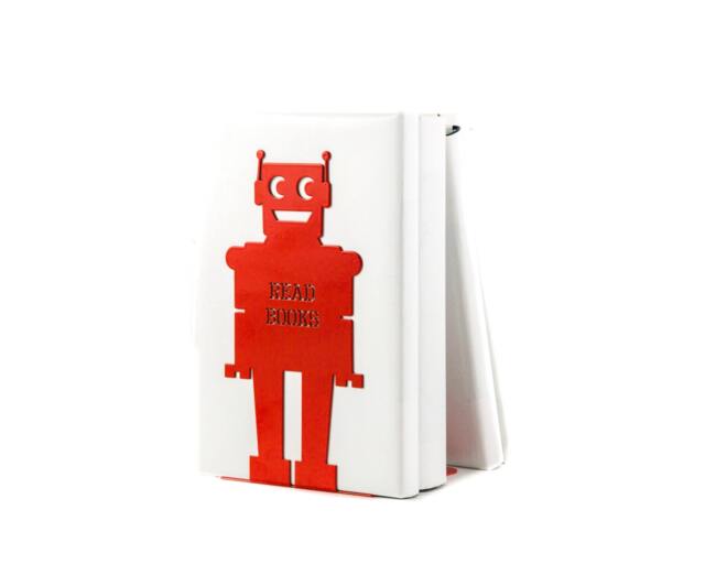 Robot Bookends Shelf Organiser For Kids Room - image 1