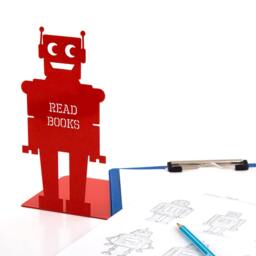Robot Bookends Shelf Organiser For Kids Room - thumbnail 2