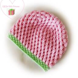 Crochet Baby Blanket, Granny Sqaure Afghan, Girl Newborn Gift, Shower Beanie Swaddle Blanket - thumbnail 2