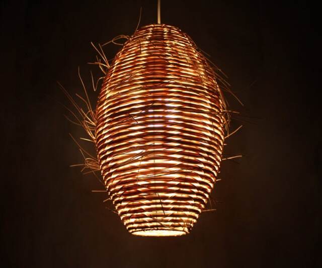 Romantic Egg Shape Natural Rattan Pendant Lights-Wild Style Lighting-Rustic Lighting-Lighting Fixtures-Decoration Lamps-Bar Lighting - image 1