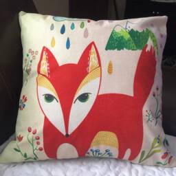 Fox in The Rain, Decorative Pillow Covers - thumbnail 2