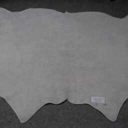 Elegant Large Brown & White Cowhide Rug - Hair-On Leather Skin For Luxurious Home Interiors - 60x60 Inches - thumbnail 4
