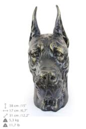 Great Dane, Deutsche Dogge - Cropped, Dog Big Head Statue, Limited Edition, Artdog - thumbnail 1