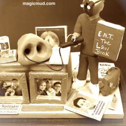 Ent Surgeon Figurine, Ear Nose Throat Doctors Gift, Personalized Otolaryngologist's Statue, Graduation Gift - thumbnail 4