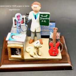 Ent Surgeon Figurine, Ear Nose Throat Doctors Gift, Personalized Otolaryngologist's Statue, Graduation Gift - thumbnail 3