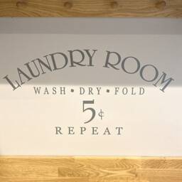 Laundry Wall Sticker, Room Washdry Fold Repeat, Decal, Decal Decoration - thumbnail 2