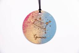 Christmas Ornament, Zodiac Ornaments, Astrological Sign, Astrology Galaxy Series, Constellation, Gift