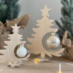 Ball Tree Set {Little Enchanted Forest} Christmas Decoration For Standing - thumbnail 2