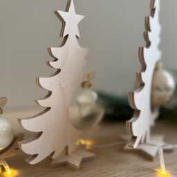 Ball Tree Set {Little Enchanted Forest} Christmas Decoration For Standing - thumbnail 3