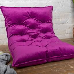 Custom Size Floor Cushion For Kids, Large & Small Seating Pillow, Velvet Seat Cushion, Reading Nook - thumbnail 4