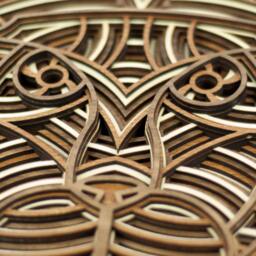 "Layered 3D Wood Art - ""Lambert The Lion" - thumbnail 2