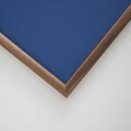 Solid Walnut Picture Frame With Mat Center Custom Opening Size - thumbnail 3