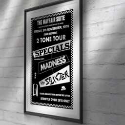 2Tone Music Tour Poster Gicl??e Art Print - A5 A4 A3 Madness Specials Selecter Rude Boys Ska Memorabilia Wall - thumbnail 3