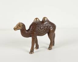Unique Animal Figurine, 3.2 Inch Statue, Brass Decor, Camel, Bronze Art, Ornament, African Nursery Gift For Sister
