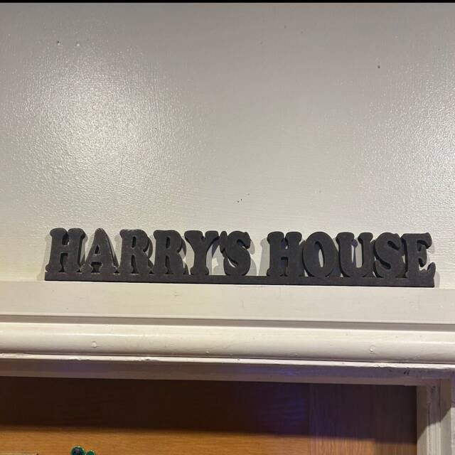 Harry's House Acrylic Door Sign. Door Topper Shelf Deciration For Harry Styles Fans One Direction Watermelon Sugar - image 1