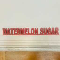 Harry's House Acrylic Door Sign. Door Topper Shelf Deciration For Harry Styles Fans One Direction Watermelon Sugar - thumbnail 2