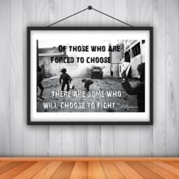 The Bogside Art Print Christy Moore Poetry, Troubles Era Image - Unframed - thumbnail 2