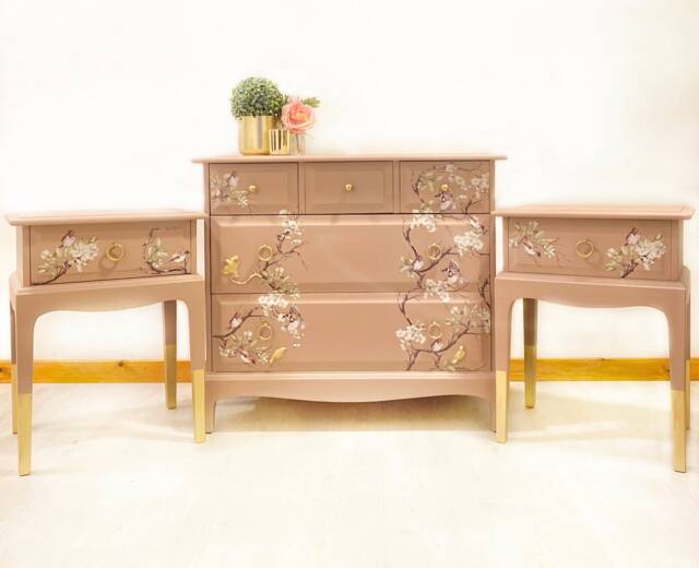 stag Bedroom Furniture - Bedside Cabinets & Chest Of Drawers - image 1