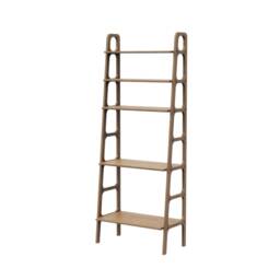 Bookshelf, Wooden Bookcase, Mid Century Modern Minimalist Bookshelf, Custom Walnut Scandinavian Bookcase - thumbnail 4