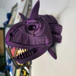 Carnotaurus Robot Mech Wall Art - Dinosaur Mount- 3D Printed Multiple Colours Available - thumbnail 1