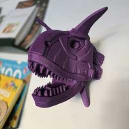 Carnotaurus Robot Mech Wall Art - Dinosaur Mount- 3D Printed Multiple Colours Available - thumbnail 3